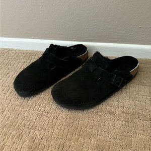 Birkenstock Boston Clog with Shearling Lining